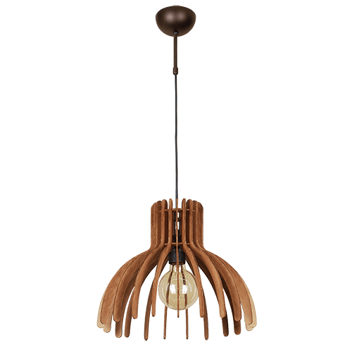 CITY LUX ПЕНДЕЛ АНЕМОНА ПАТИНА + ПАЛИСАНДЪР, 1XE27