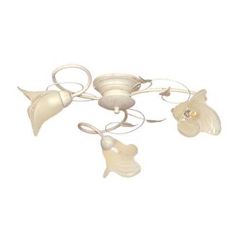 CITY LUX ПЛАФОН ЛАУРА КРЕМ, 3XE14