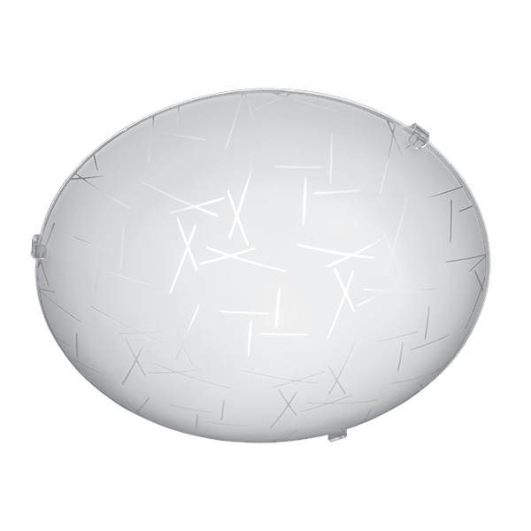 CITY LUX ПЛАФОНИЕРА ИНГА LED 12W, Ø300, БЯЛ ГЛАНЦ