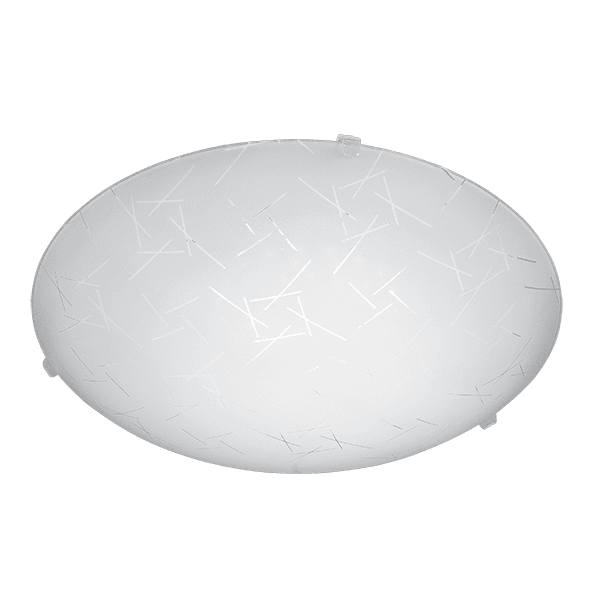 CITY LUX ПЛАФОНИЕРА ИНГА LED 18W, Ø400, БЯЛ ГЛАНЦ