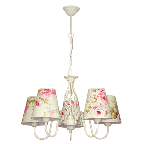 CITY LUX ПОЛИЛЕЙ БРУНАТЕ КРЕМ, АБАЖУРИ БРАЙТЪН КРЕМ, 5XE27