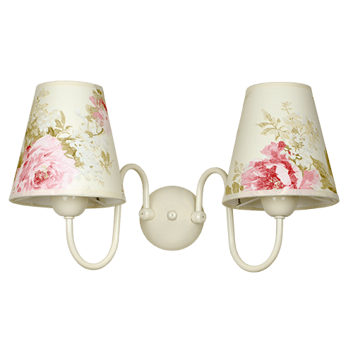 CITY LUX АПЛИК БРУНАТЕ КРЕМ, АБАЖУРИ БРАЙТЪН КРЕМ, 2XE27