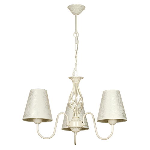 CITY LUX ПОЛИЛЕЙ БРУНАТЕ КРЕМ, АБАЖУРИ ГАЛАТА КРЕМ, 3XE27