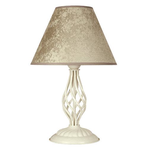 CITY LUX НАСТОЛНА ЛАМПА БРУНАТЕ КРЕМ, АБАЖУР ГАЛАТА БРОНЗ, 1XE27