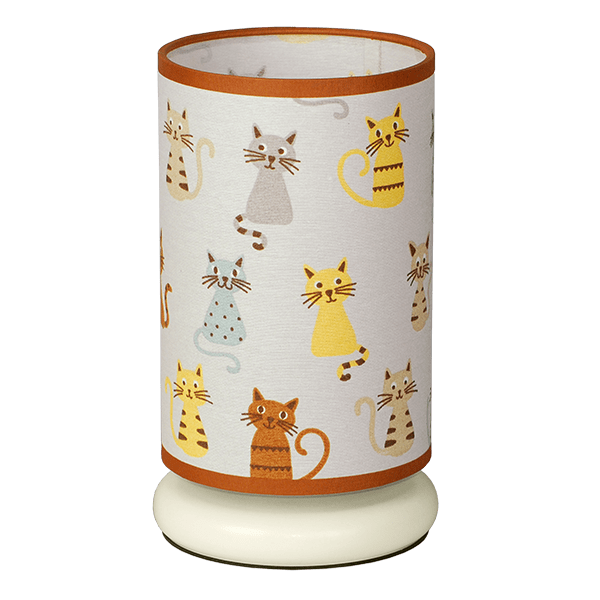 CITY LUX НАСТОЛНА ЛАМПА КОТКИ КРЕМ, 1XE27