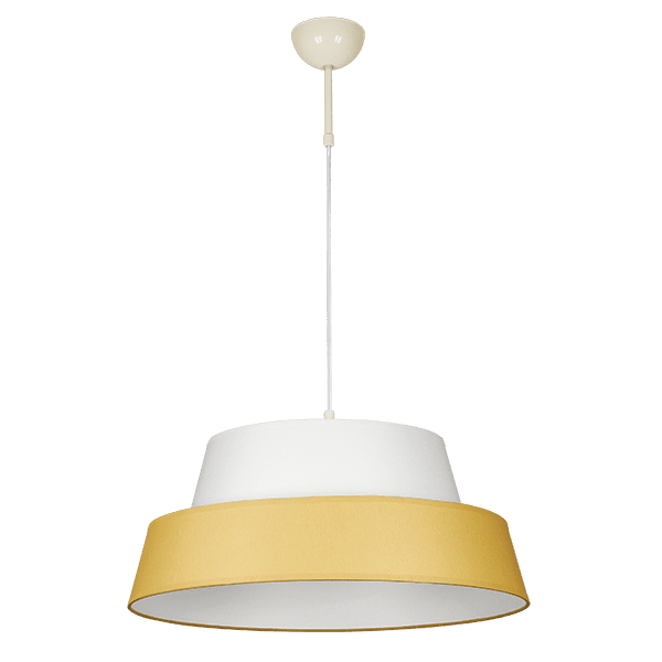 CITY LUX ПЕНДЕЛ АКАД КРЕМ, АБАЖУР ШИНЦ КРЕМ + БАНАН, 1XE27