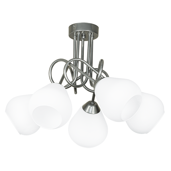 CITY LUX ПЛАФОН АЛЕКС ХРОМ, 5XE27