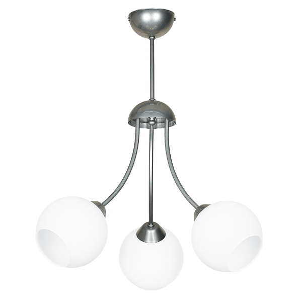 CITY LUX ПЛАФОН ЖИРОНА ХРОМ, 3XE27