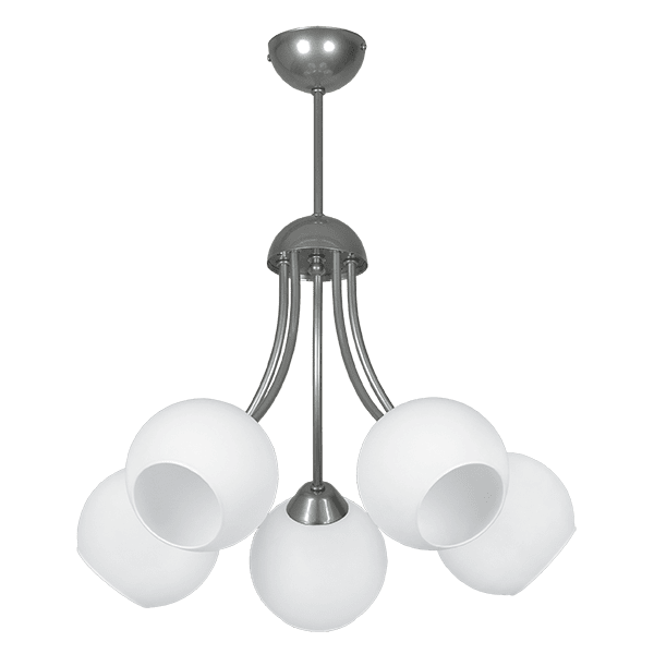 CITY LUX ПЛАФОН ЖИРОНА ХРОМ, 5XE27