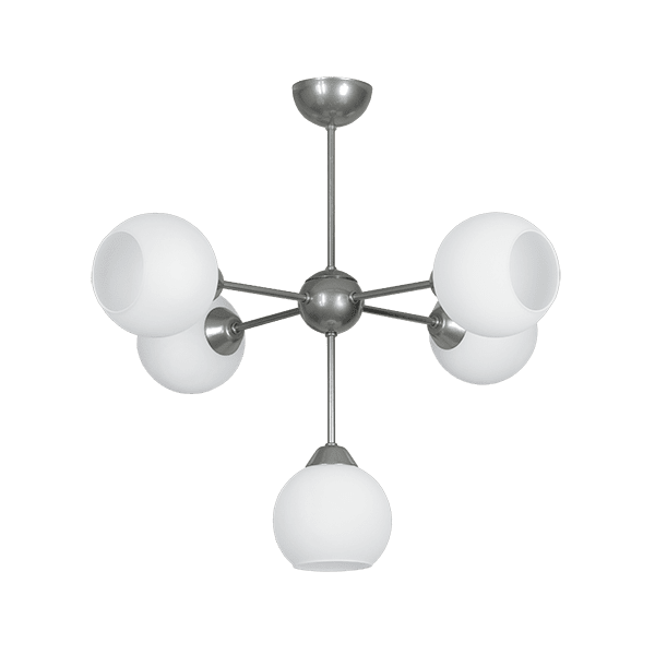 CITY LUX ПЛАФОН СТЕЛА ХРОМ, 5XE27