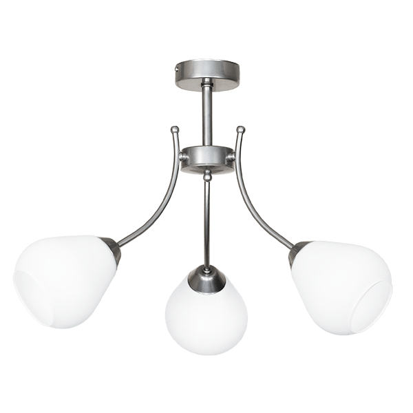 CITY LUX ПЛАФОН КОРОНА ХРОМ, 3XE27