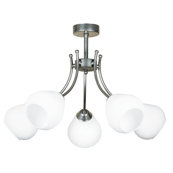 CITY LUX ПЛАФОН КОРОНА ХРОМ, 5XE27