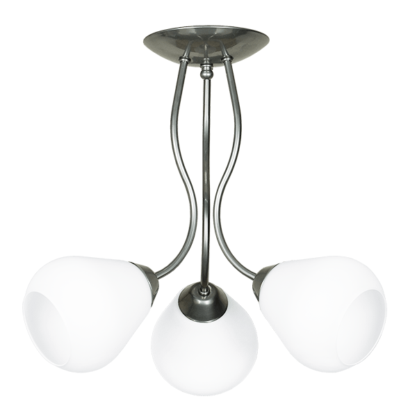 CITY LUX ПЛАФОН ОЛИМПИЯ ХРОМ, 3XE27