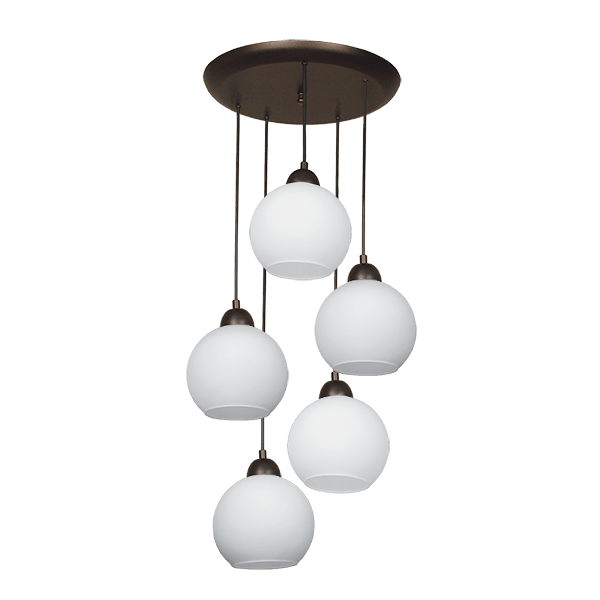 CITY LUX ПЕНДЕЛ ОРЛАНДО ПАТИНА, 5XE27