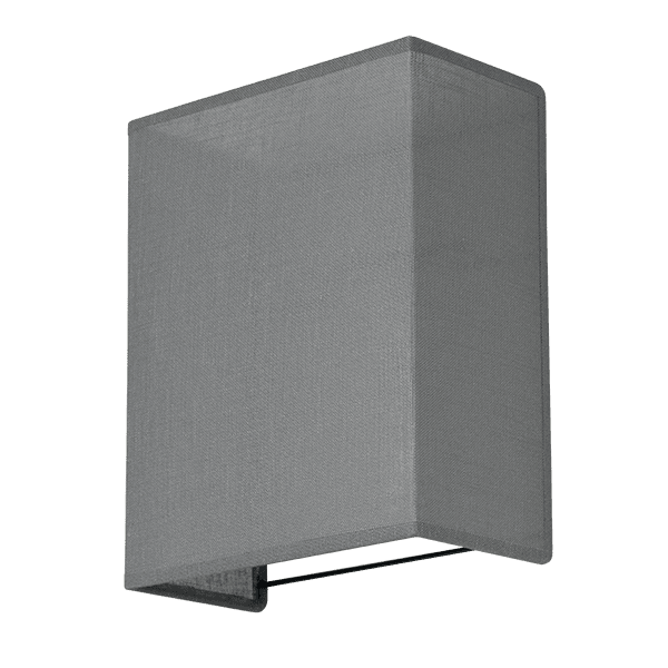 CITY LUX АПЛИК РИЦ БЯЛ, АБАЖУР КАМЕЛОТ СИВ, 1XE27