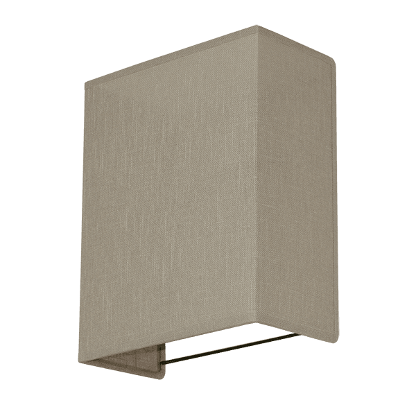 CITY LUX АПЛИК РИЦ БЯЛ, АБАЖУР КАМЕЛОТ ПЕПЕЛ, 1XE27