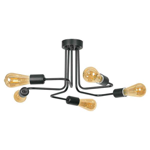 CITY LUX ПЛАФОН ТРЕНТО ЧЕРЕН, 5XE27