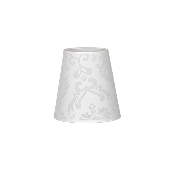 CITY LUX АБАЖУР РОЯЛ БЯЛ - КОНУС, ДОЛНО ОКАЧВАНЕ