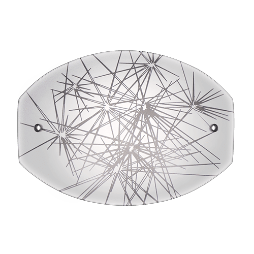 CITY LUX АПЛИК ИСКРИ LED 6W, БЯЛ ГЛАНЦ