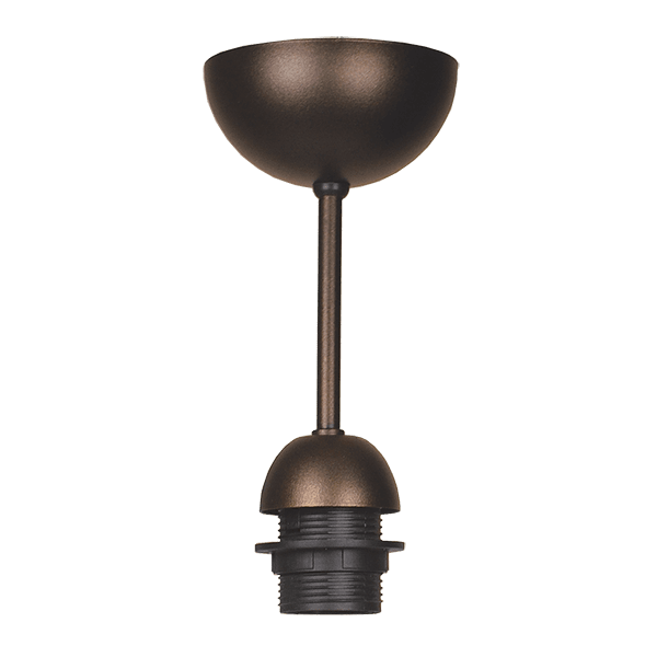 CITY LUX АРМАТУРА ЗА ПЕНДЕЛ МИНИ ПАТИНА, 1XE27