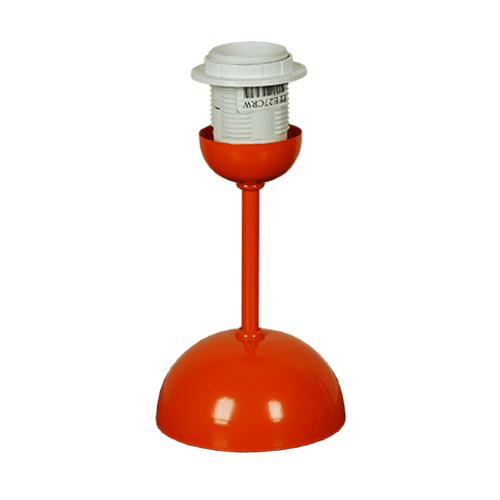 CITY LUX АРМАТУРА ЗА НАСТОЛНА ЛАМПА ПОНИ ОРАНЖ, 1XE27