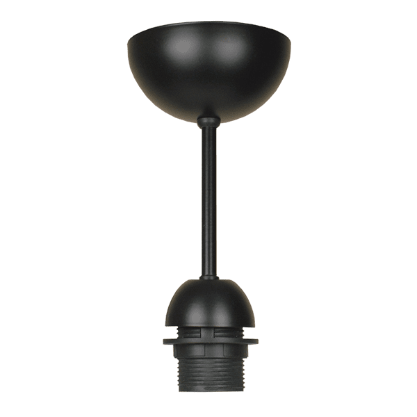 CITY LUX АРМАТУРА ЗА ПЕНДЕЛ МИНИ ЧЕРЕН, 1XE27