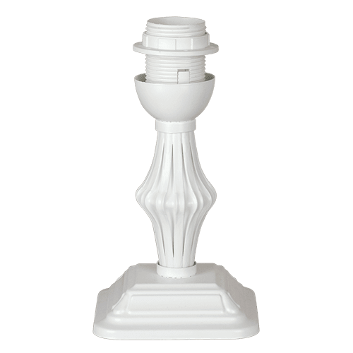 CITY LUX АРМАТУРА ЗА НАСТОЛНА ЛАМПА АШЛИ БЯЛ, 1XE27