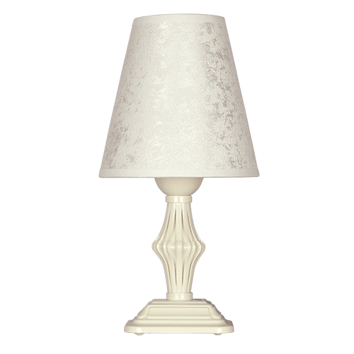 CITY LUX НАСТОЛНА ЛАМПА АШЛИ КРЕМ, АБАЖУР ГАЛАТА КРЕМ, 1XE27