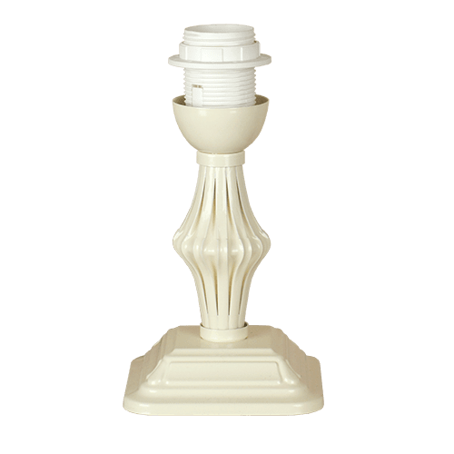 CITY LUX АРМАТУРА ЗА НАСТОЛНА ЛАМПА АШЛИ КРЕМ, 1XE27