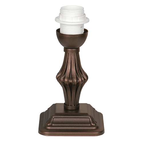 CITY LUX АРМАТУРА ЗА НАСТОЛНА ЛАМПА АШЛИ ПАТИНА, 1XE27