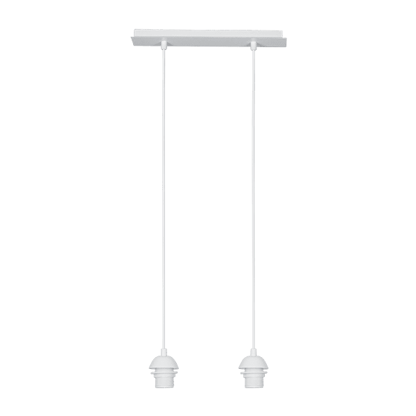 CITY LUX АРМАТУРА ЗА ПЕНДЕЛ МИЛАНО БЯЛ, 2XE27