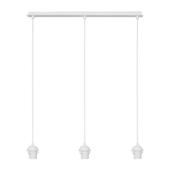 CITY LUX АРМАТУРА ЗА ПЕНДЕЛ МИЛАНО БЯЛ, 3XE27