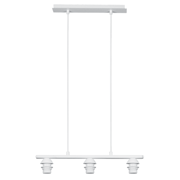 CITY LUX АРМАТУРА ЗА ПЕНДЕЛ КУБО БЯЛ, 3XE27