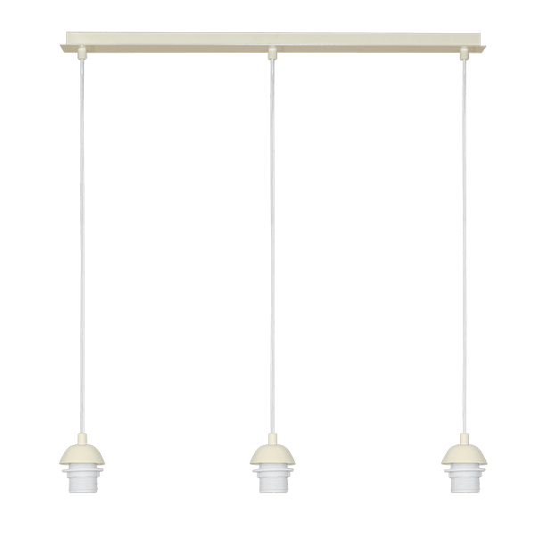 CITY LUX АРМАТУРА ЗА ПЕНДЕЛ МИЛАНО КРЕМ, 3XE27