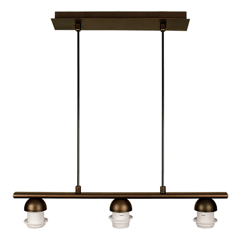 CITY LUX АРМАТУРА ЗА ПЕНДЕЛ КУБО ПАТИНА, 3XE27