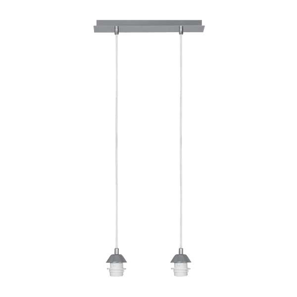 CITY LUX АРМАТУРА ЗА ПЕНДЕЛ МИЛАНО ХРОМ, 2XE27