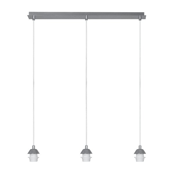 CITY LUX АРМАТУРА ЗА ПЕНДЕЛ МИЛАНО ХРОМ, 3XE27