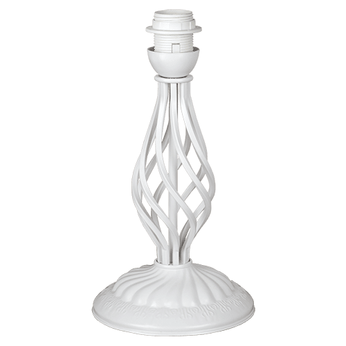 CITY LUX АРМАТУРА ЗА НАСТОЛНА ЛАМПА БРУНАТЕ БЯЛ, 1XE27