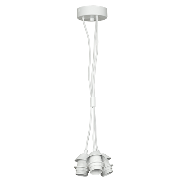 CITY LUX АРМАТУРА ЗА ПЕНДЕЛ АРНО БЯЛ, 3XE27