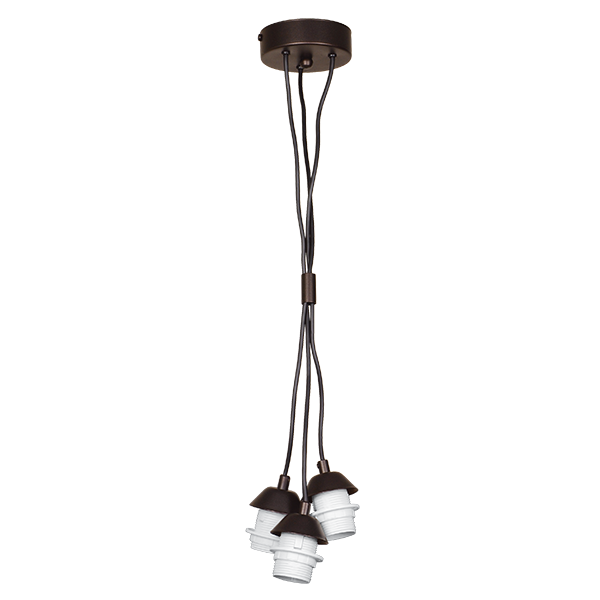 CITY LUX АРМАТУРА ЗА ПЕНДЕЛ АРНО ПАТИНА, 3XE27