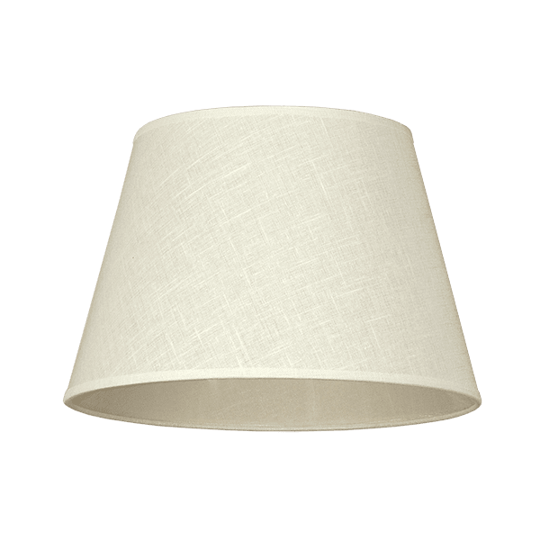 CITY LUX АБАЖУР КАМЕЛОТ КРЕМ - КОНУС, ДОЛНО ОКАЧВАНЕ