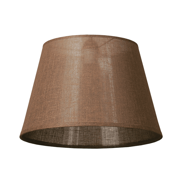 CITY LUX АБАЖУР КАМЕЛОТ КАФЯВ - КОНУС, ГОРНО ОКАЧВАНЕ