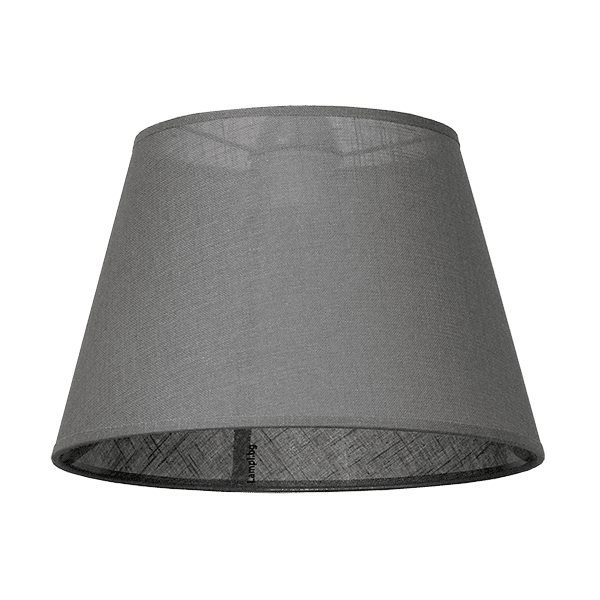 CITY LUX АБАЖУР КАМЕЛОТ СИВ - КОНУС, ГОРНО ОКАЧВАНЕ