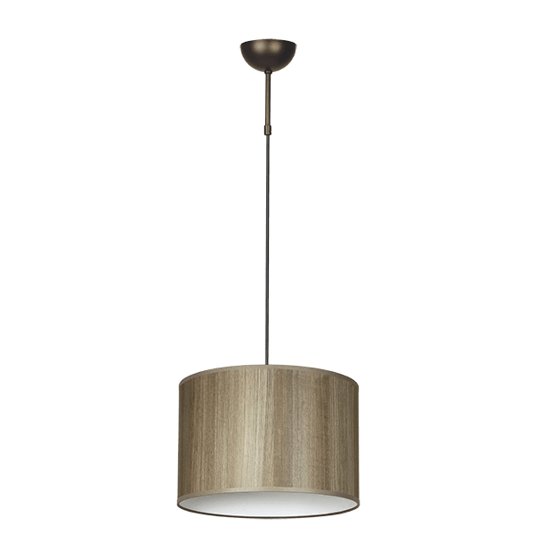 CITY LUX ПЕНДЕЛ СОНА СИВОКАФЯВ - ЦИЛИНДЪР, Ø300, ПАТИНА, 1XE27