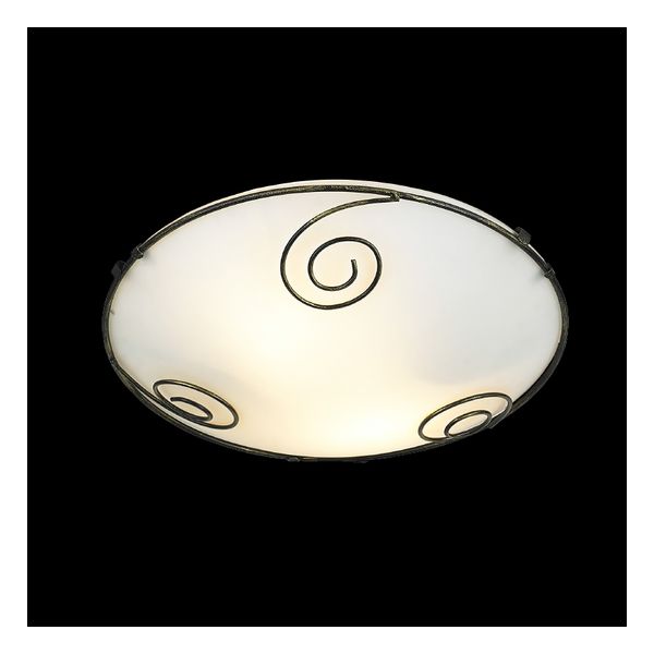 ACA LIGHTING NETTO METAL BLACK METAL GOLD 30CM 2XE27 ACA-DLA718A2