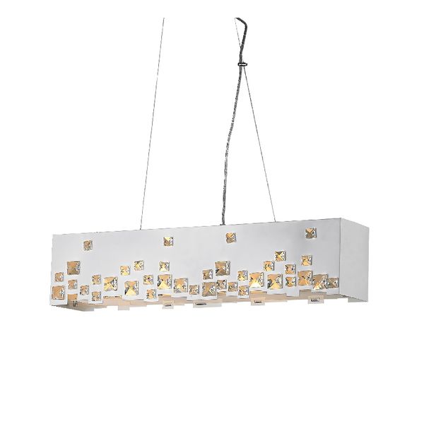 ACA LIGHTING NETTO HANGING RAGA METAL - CRYSTAL 4X27 ACA -DLA7994