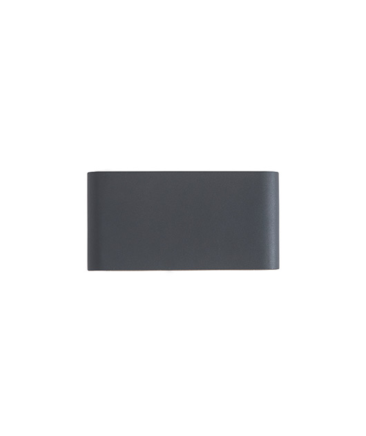 ZAMBELIS E239 OUTDOOR SCONCE 2L 6W 3000K ALUMINUM T DARK GRAY