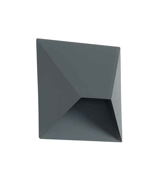 ZAMBELIS E243 OUTDOOR SCONCE 7W STAINLESS STEEL DARK GRAY