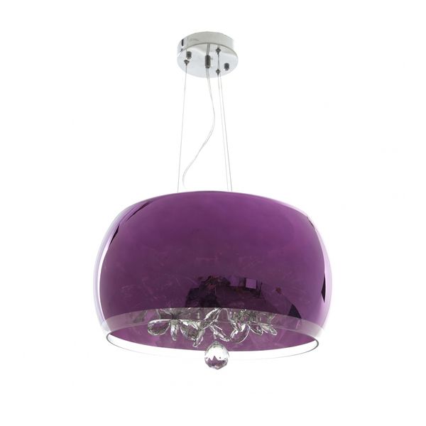 КРИСТАЛЕН ПОЛИЛЕЙ ЛИЛАВ 4X40W LED 6X4W 4000K 1115 PP