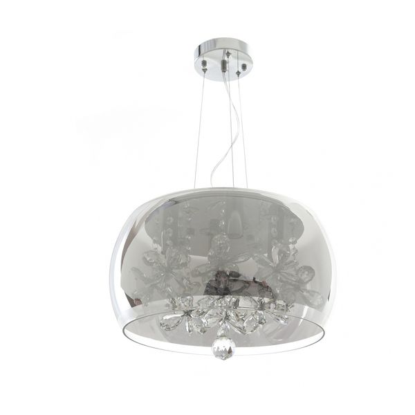 КРИСТАЛЕН ПОЛИЛЕЙ ХРОМ 4X40W LED 6X4W 4000K 1115 SMK